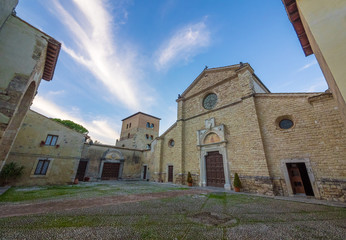 Farfa (Rieti, Italy) - The Farfa Abbey, famous Benedictine Catholic monastery in Rieti province,...