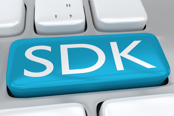 SDK - software development kit concept