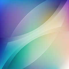 smooth color transparancy wave background