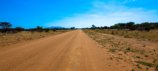 Fototapeta na wymiar Off-Road durch Namibia, Mietwagenrundreise