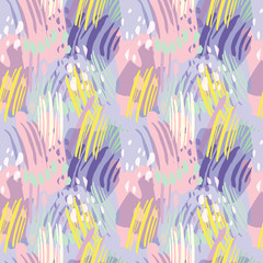 Retro vintage 80 Memphis style of fashion illustration