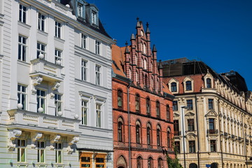 Wroclaw, Sanierte Altbauten