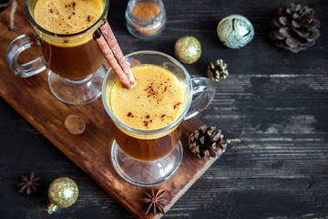 Hot buttered rum