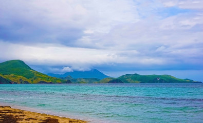 The Caribbean tropical beach