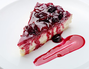 Slice of cheesecake