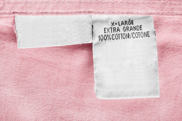 Fabric composition label