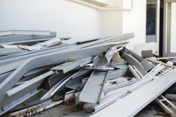 wires garbage from recycle industry