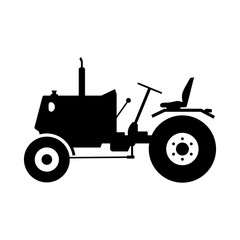 Old tractor icon