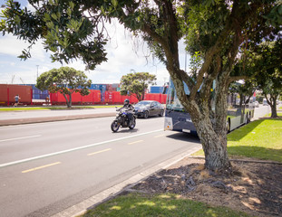 Modes of transport, motorbike, bus, car, foot and train