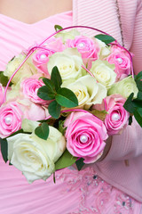 Wedding flowers for the bride, attributes of the wedding