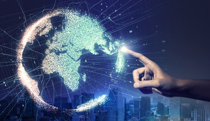 Global network concept.