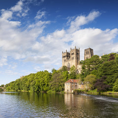 Durham Cathedral and the River Wear England