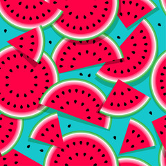 Watermelon logo. Fresh juice bar emblems. Organic products logo. Watermelon and a cocktail straw with letters in the circle.