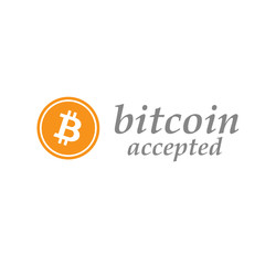 Bitcoin accepted sign