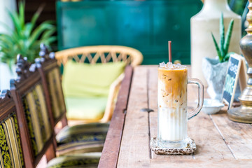 iced latte coffee