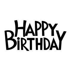 Happy Birthday sign. 