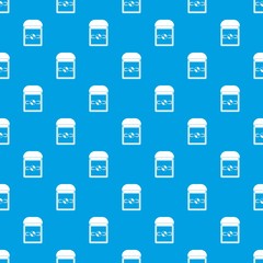 Ring in a velvet box pattern seamless blue