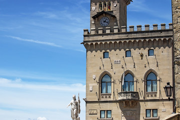 Fototapeta na wymiar Statue of liberty San Marino