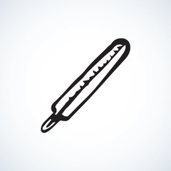 Obraz premium Thermometers. Vector drawing