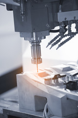 CNC machining center cutting mold