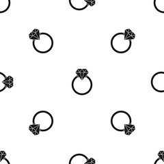 Ring LGBT pattern seamless black