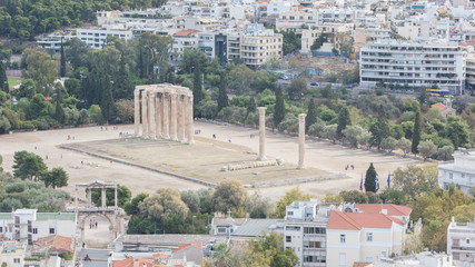 Obraz premium Temple of Zeus, Athens