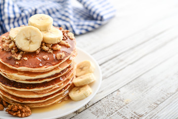 Pancakes with banana