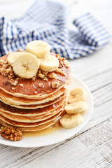 Pancakes with banana