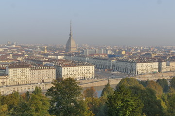 Fototapeta premium Torino - panorama dal Monte dei Cappuccini