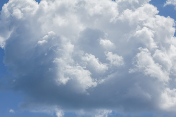 Blue sky clouds.