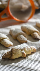 Rugelach on a table