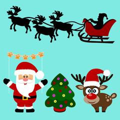 Christmas icons. Collection.