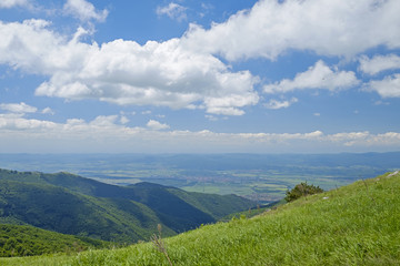 Fototapeta na wymiar View from mount Buzludzha, Bulgaria 1