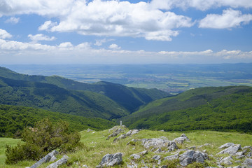 Fototapeta na wymiar View from mount Buzludzha, Bulgaria 2