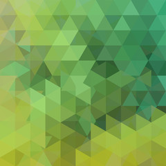 Abstract geometric style green background. Vector illustration