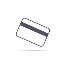 credit card grey illustration