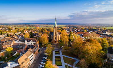 Aachen Brand im Herbst