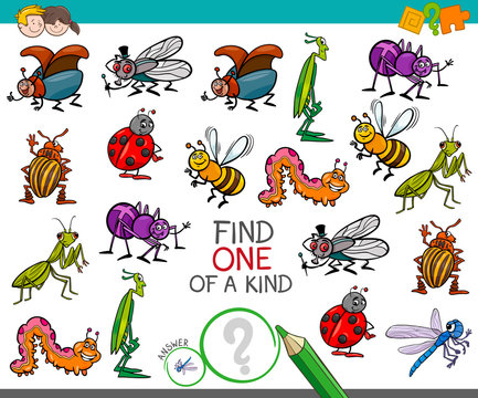 one of a kind game with insect characters