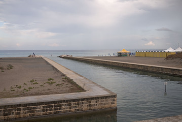 Otranto, Italy - September 06, 2012 : View of Alimini beach