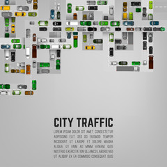 City traffic background