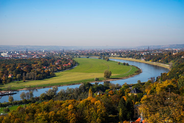 Elbtal bei Loschwitz Dresden
