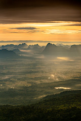 Sunrise at Phu Kra Dueng, Loei province, Unseen in Thailand
