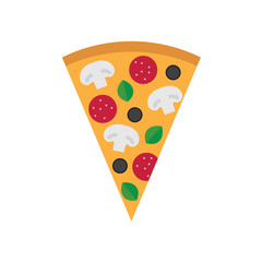 pizza pepperoni- icon illustration