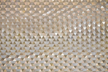 metal mesh or aluminum hexagonal pattern