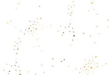 Hand drawn simple scandinavian Gold glitter texture decoration, festive Christmas and New year seamless pattern isolated on white background