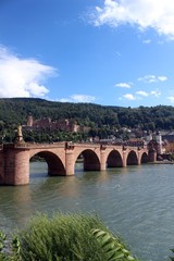 Fototapeta na wymiar General view of Heidelberg, Germany.