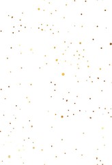 Hand drawn simple scandinavian Gold glitter texture decoration, festive Christmas and New year seamless pattern isolated on white background