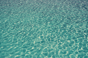 blue water