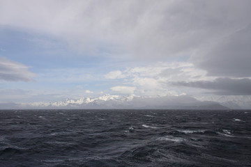 South Georgia morning landscape