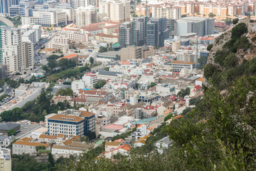 Gibraltar panorama from Upper Rock